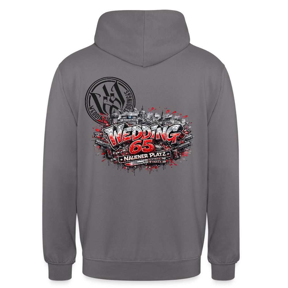 Berlin Wedding 65 Nauener Platz Unisex Hoodie - Mittelgrau