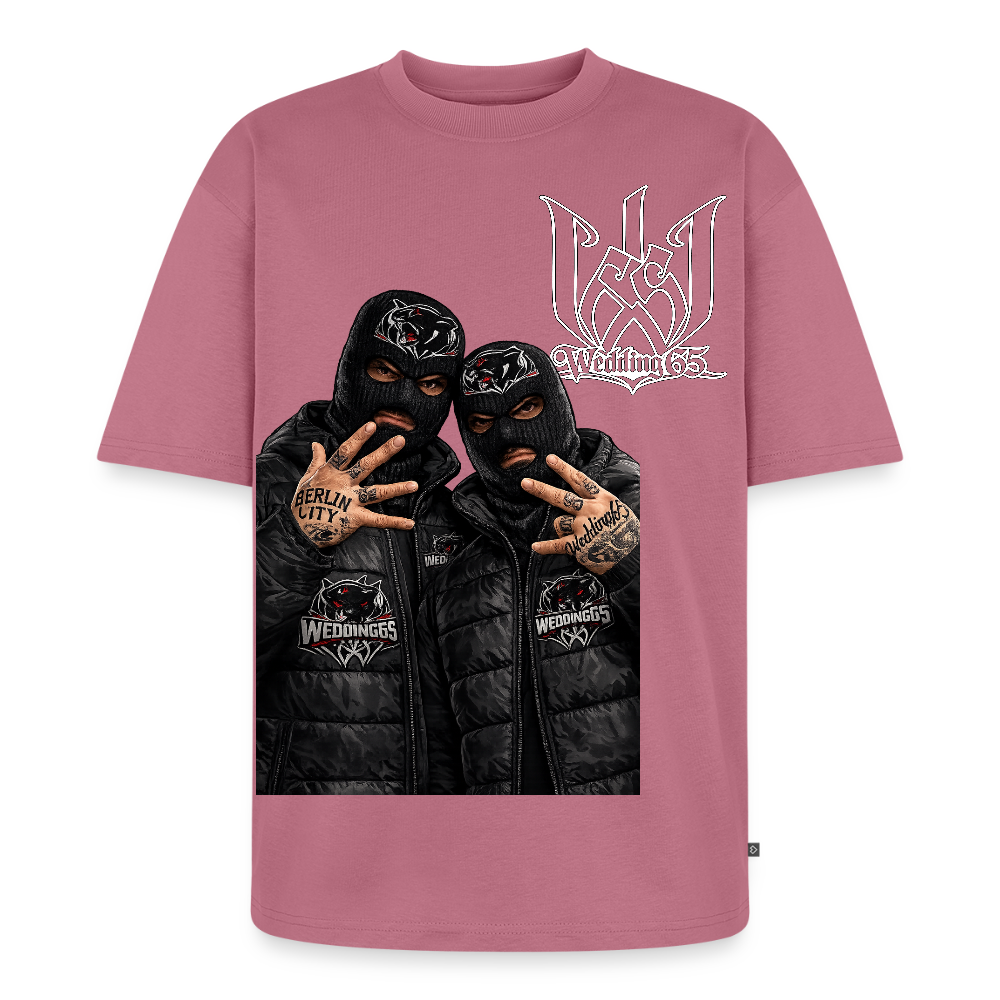 2 OG's Wedding65 Unisex Premium Oversized Bio T-Shirt - Mauve