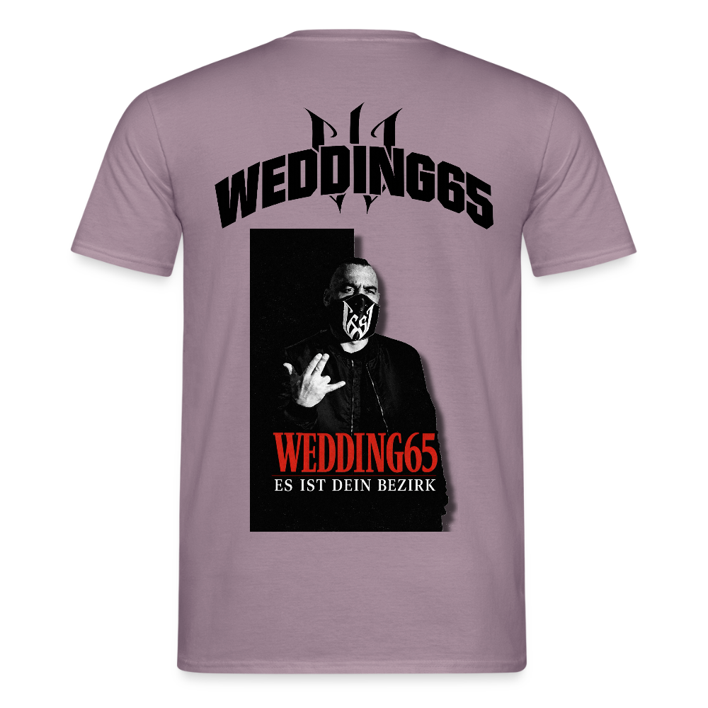 Scarface Wedding65 Männer T-Shirt - Lilagrau 