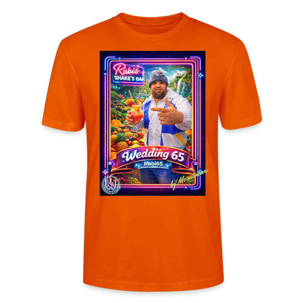 Wedding65 Rabis Shake's Bar Unisex T-Shirt - Tieforange