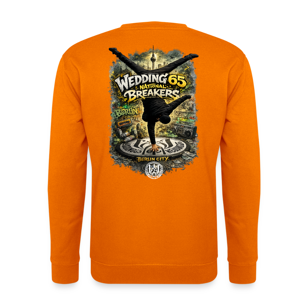 Berlin Wedding65 Breakers Männer Premium Sweatshirt - Orange
