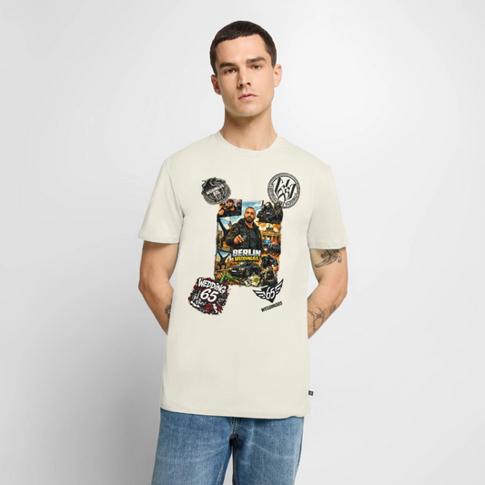 All in Wedding 65 Berlin Männer Premium T-Shirt - Naturweiß