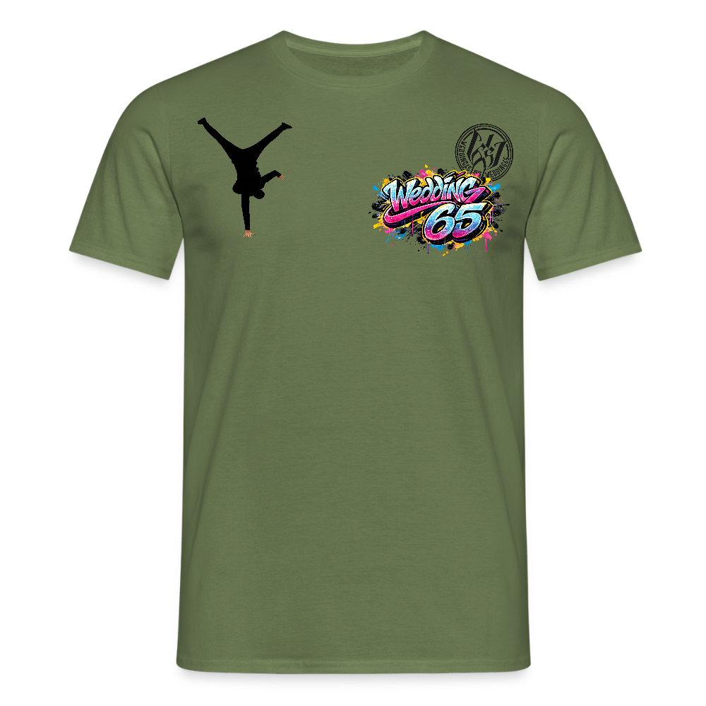 Männer Neon Wedding 65 T-Shirt - Militärgrün