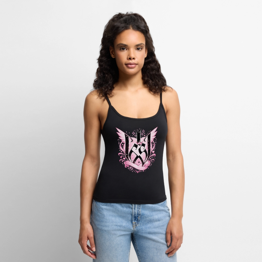 W65 Wedding 65 Frauen Spaghetti Tank Top - Schwarz