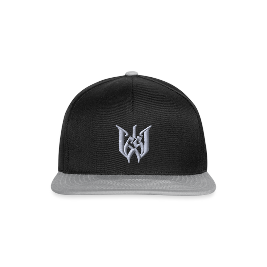 Wedding65 Strick Snapback Cap - Schwarz/Grau