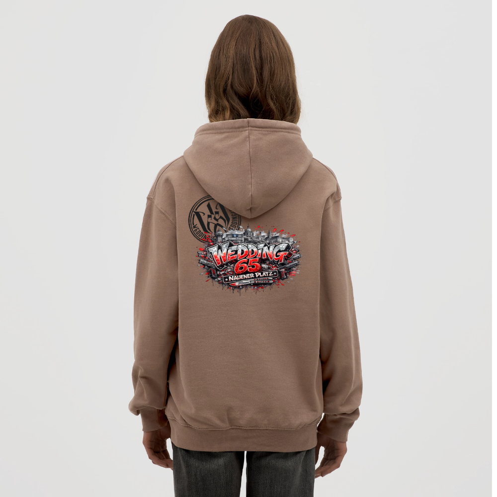 Berlin Wedding 65 Nauener Platz Unisex Hoodie - Mokka