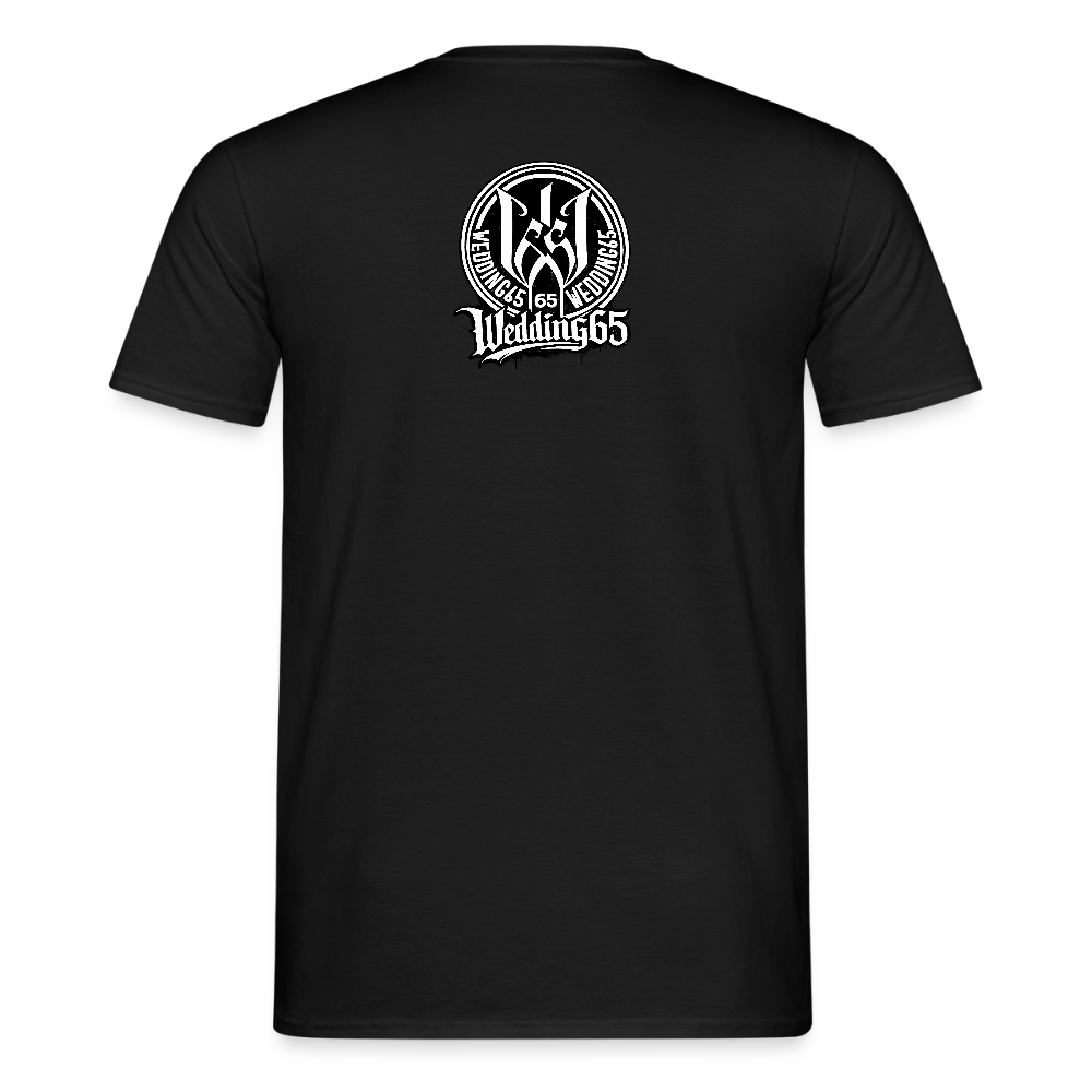 Red Black Wedding65 Männer T-Shirt - Schwarz