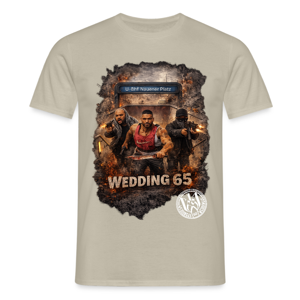 CS Wedding65 Männer T-Shirt - Sandbeige