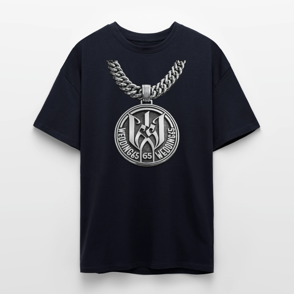Wedding65 Kette Heavy Oversize T-Shirt - French Navy