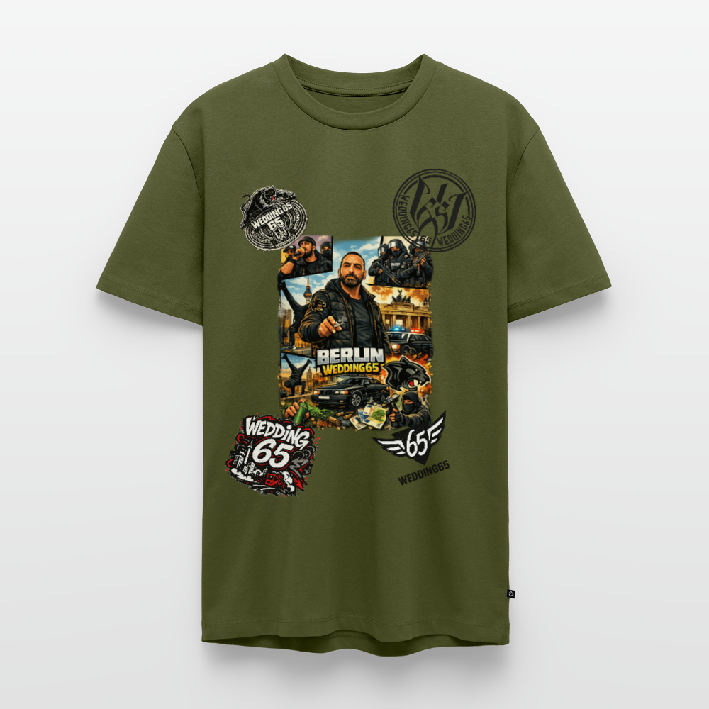All in Wedding 65 Berlin Männer Premium T-Shirt - Khaki