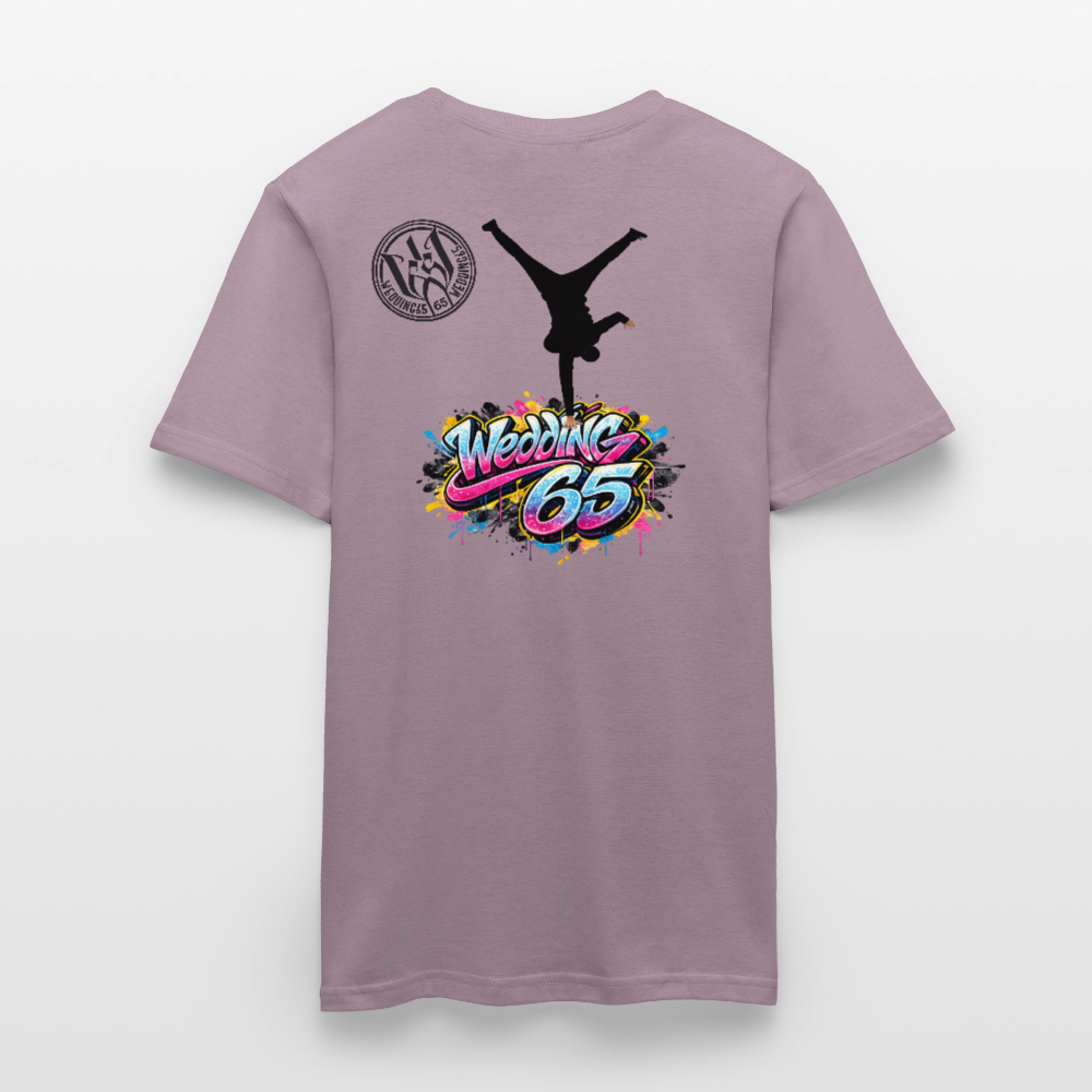 Männer Neon Wedding 65 T-Shirt - Lilagrau 