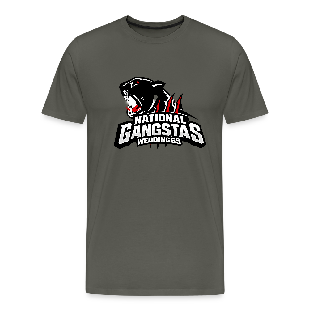 National Gangstas Panther Männer Premium T-Shirt - Asphalt