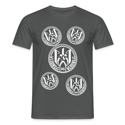 Black logo Shirt Wedding65 Männer T-Shirt - Anthrazit