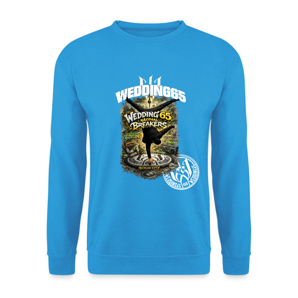 Berlin Wedding65 Breakers Männer Premium Sweatshirt - Meeresblau