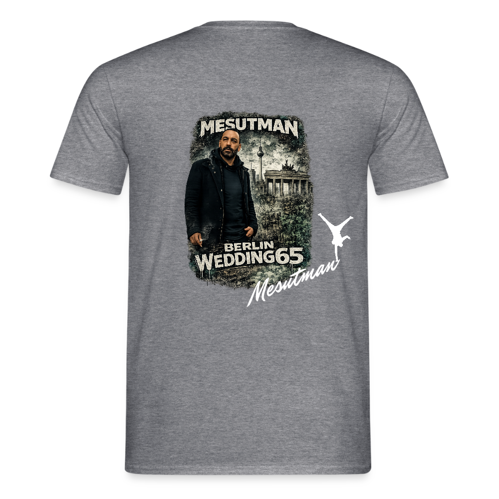 Mesutman65 Dritter Hinterhof Männer T-Shirt - Graphit meliert