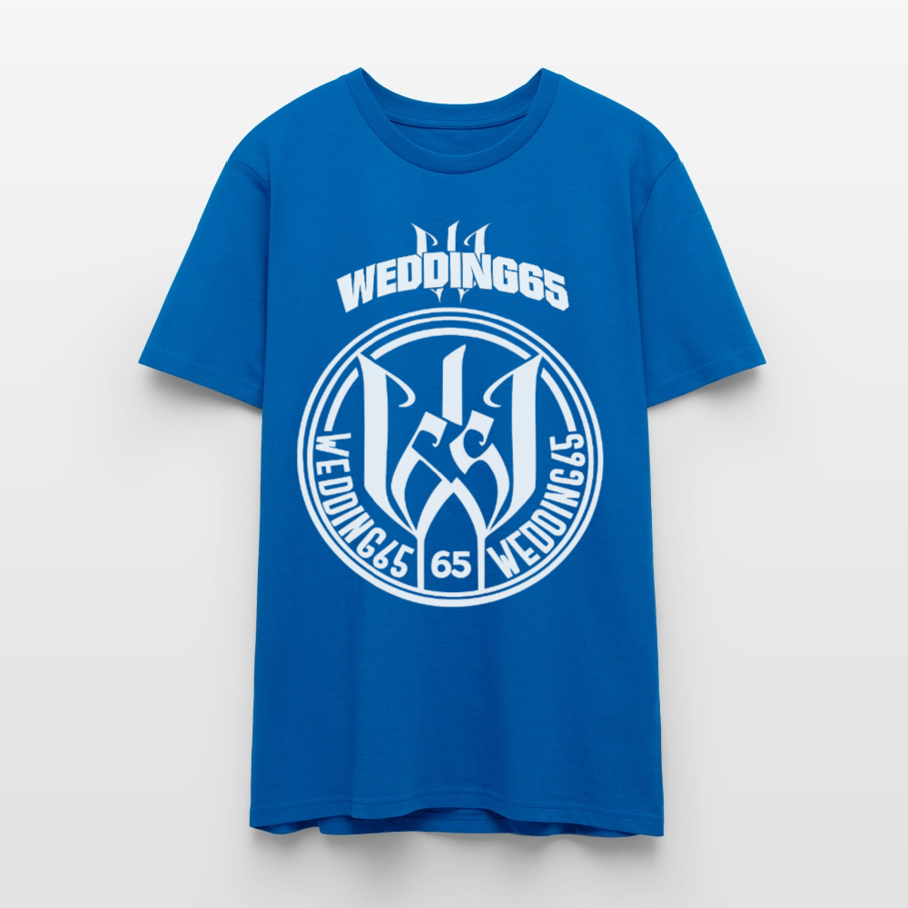 Orange Mesutman Wedding65 99 Unisex T-Shirt - Pfauenblau