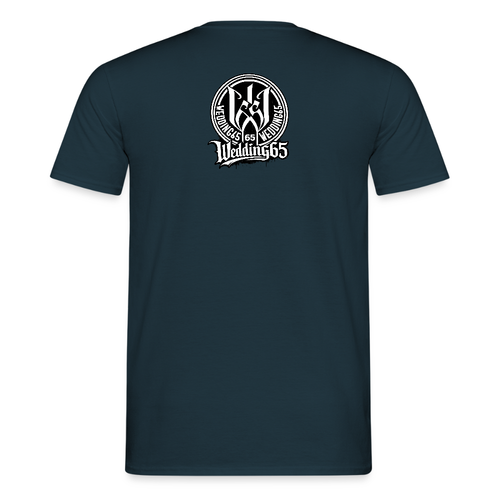 Red Black Wedding65 Männer T-Shirt - Navy