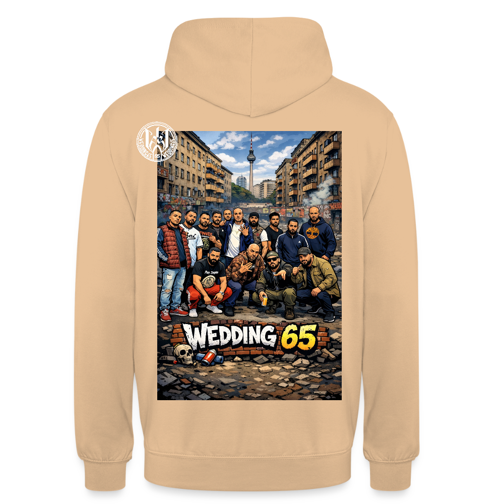 Group Wedding65 Ghetto Unisex Hoodie - Pfirsich