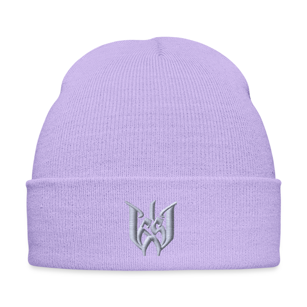 Wedding65 Bestickte Wintermütze - Lavendel