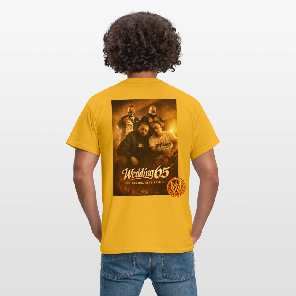 Fire Wedding65 Männer T-Shirt - Gelb