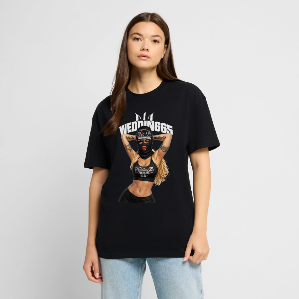 Blonde Wedding65 Heavy Oversize T-Shirt - Schwarz