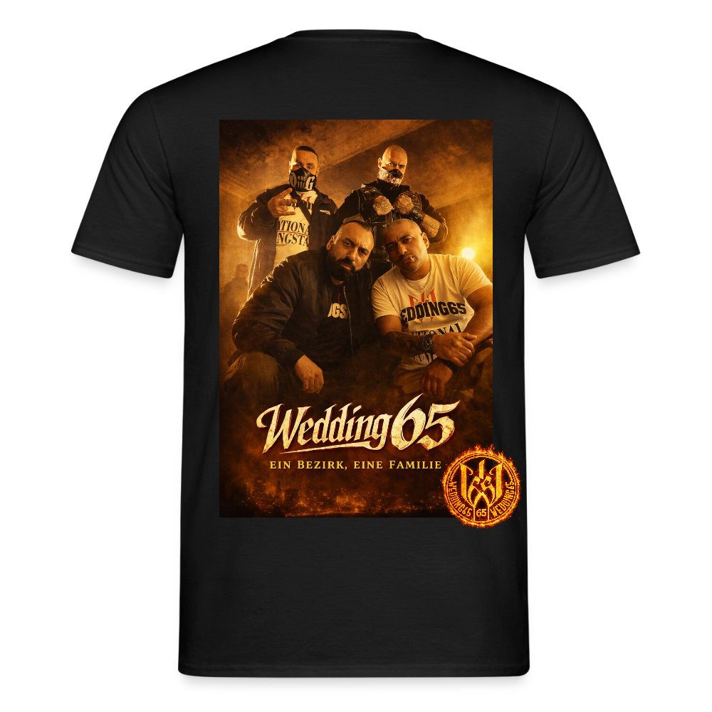 Fire Wedding65 Männer T-Shirt - Schwarz