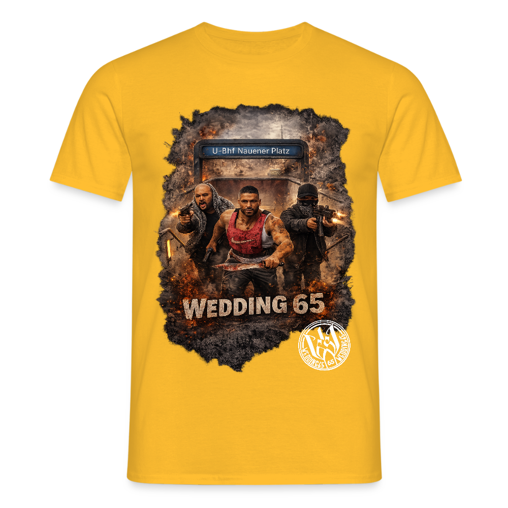 CS Wedding65 Männer T-Shirt - Gelb