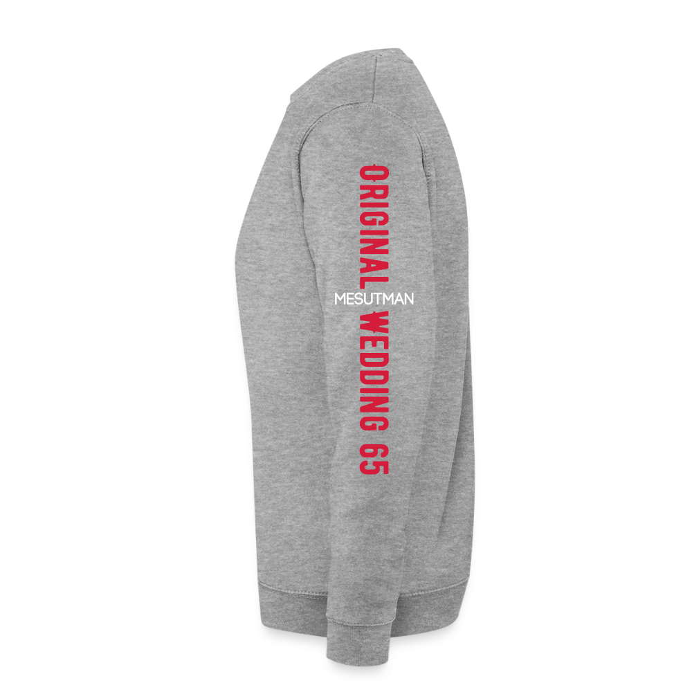 Kardes Wedding 65 Berlin Unisex Pullover - Weißgrau meliert