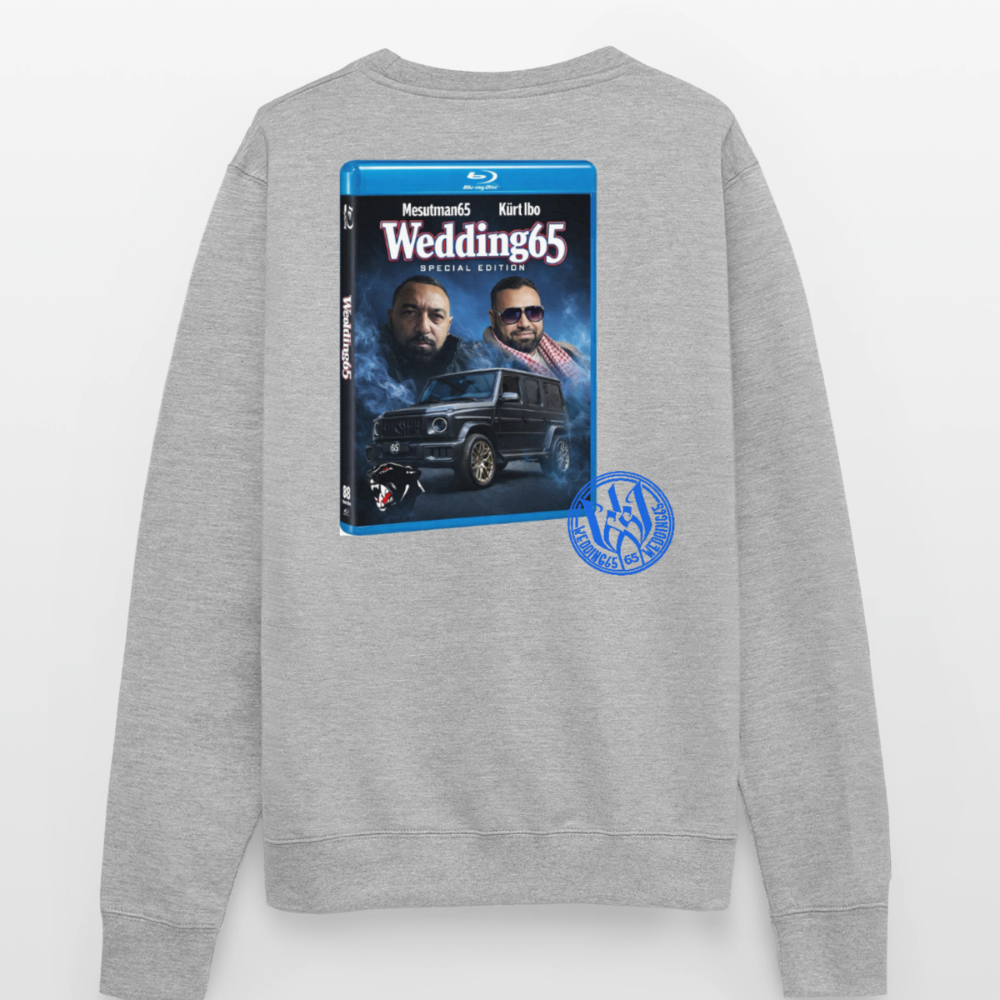 G-Wagon Wedding65 Unisex Pullover - Weißgrau meliert