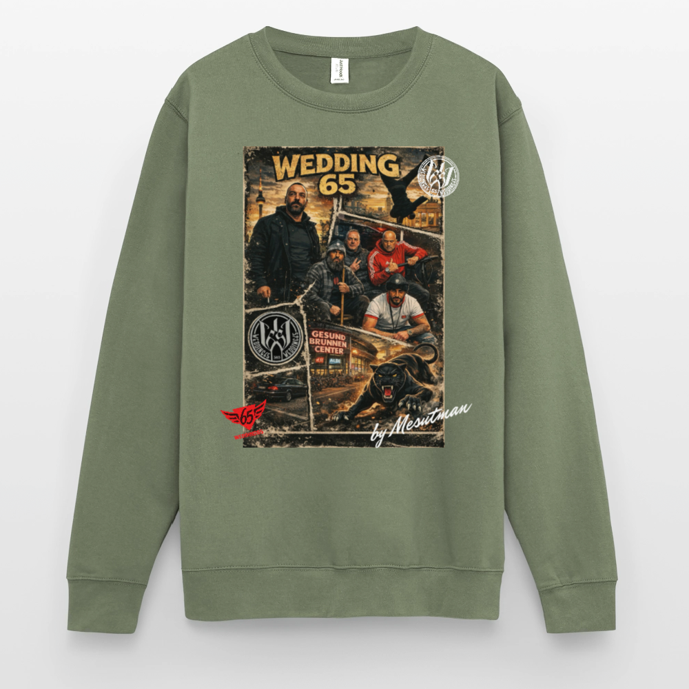 Kardes Wedding 65 Berlin Unisex Pullover - Armeegrün