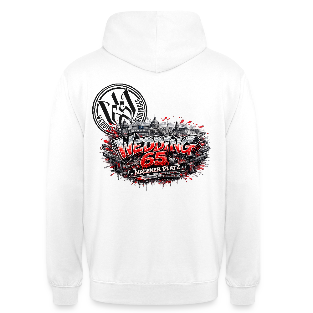 Berlin Wedding 65 Nauener Platz Unisex Hoodie - Weiß