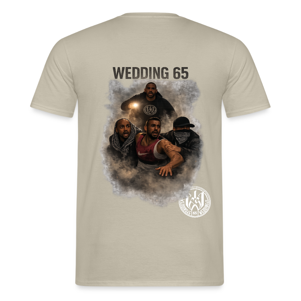 CS Wedding65 Männer T-Shirt - Sandbeige