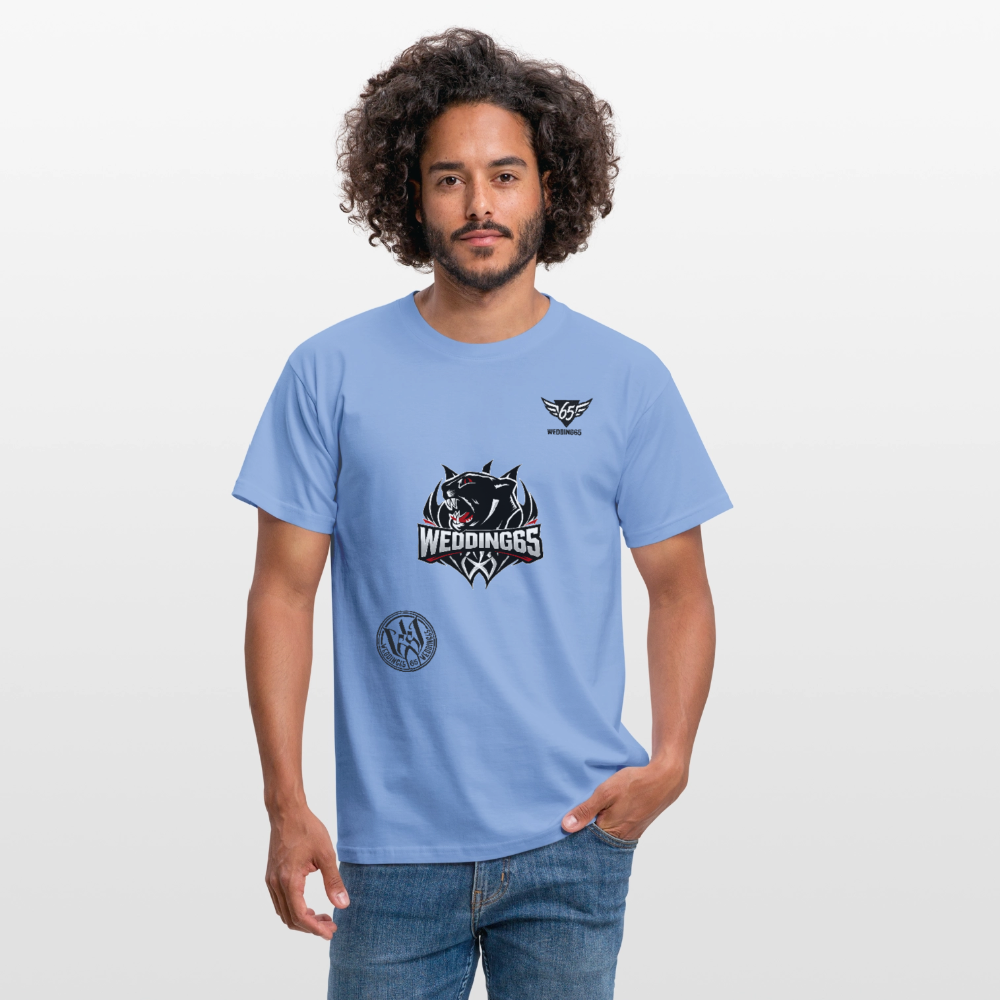 3 Logo's Wedding65 Männer T-Shirt - Carolina Blue