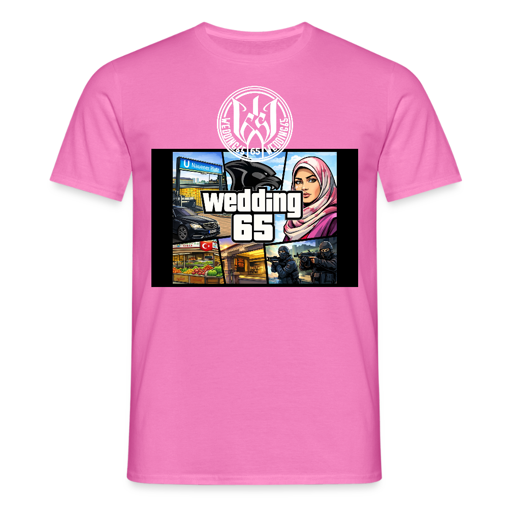 Männer Wedding65 Nauner Panther T-Shirt - Pink