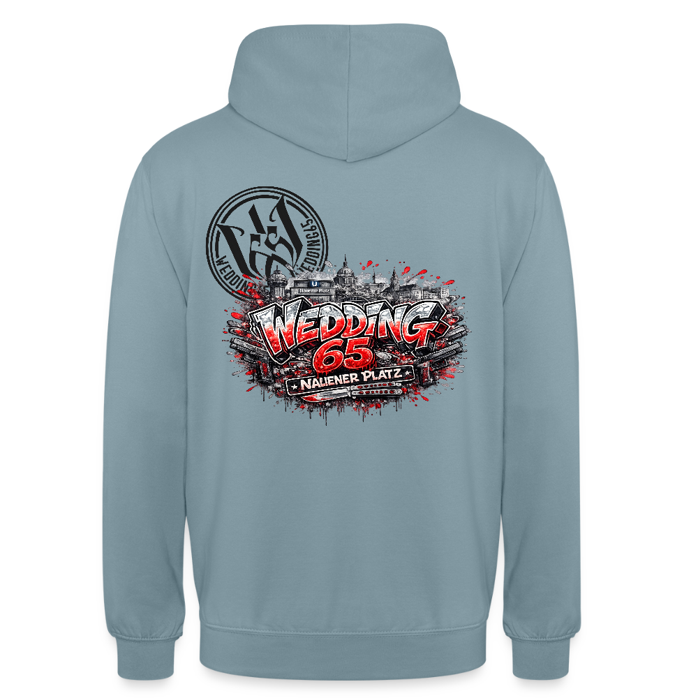 Berlin Wedding 65 Nauener Platz Unisex Hoodie - Nebelblau