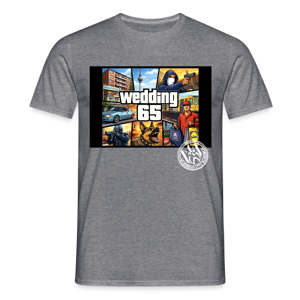 Männer Wedding 65 GTA T-Shirt - Graphit meliert