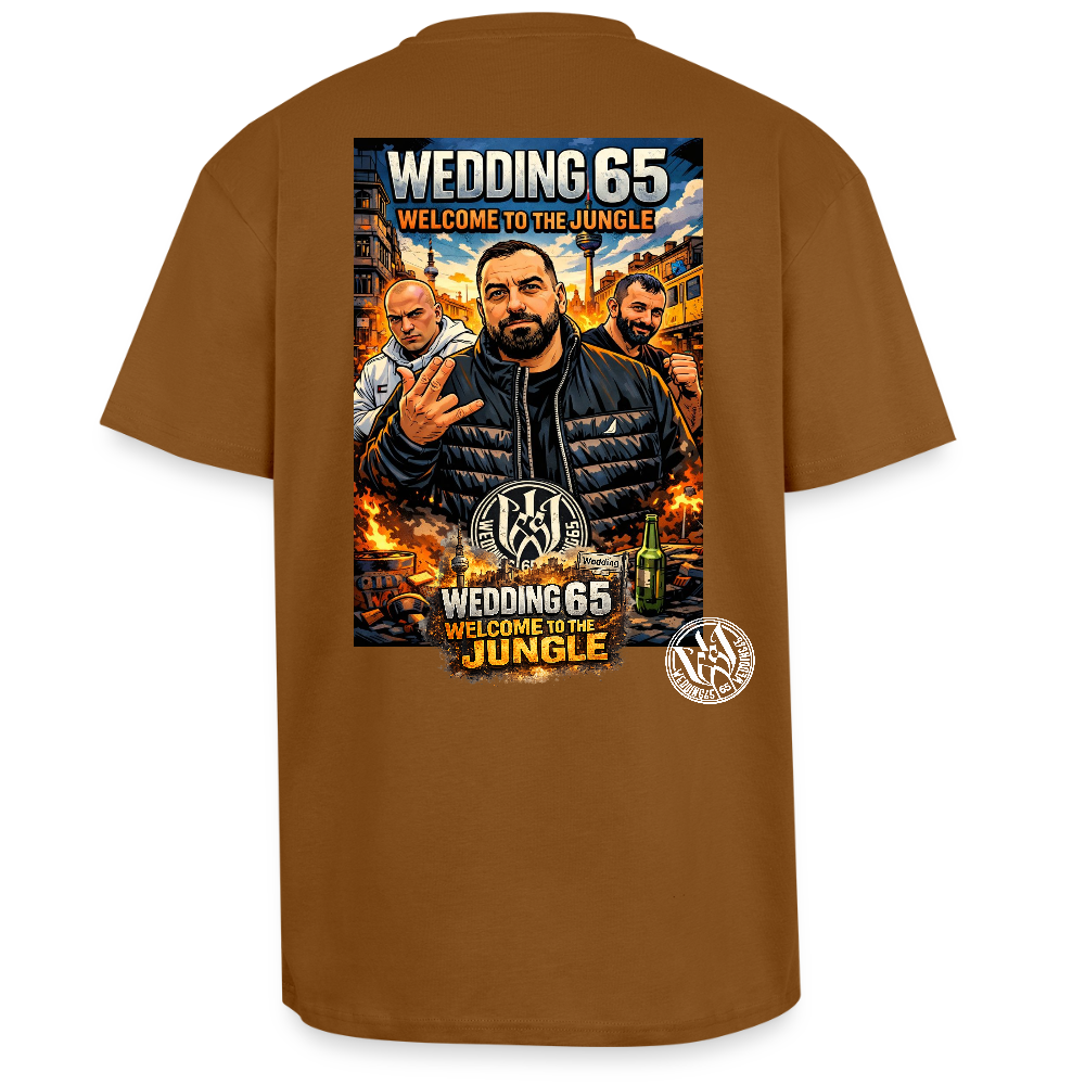 Jungle Wedding65 Heavy Oversize T-Shirt - Toffee