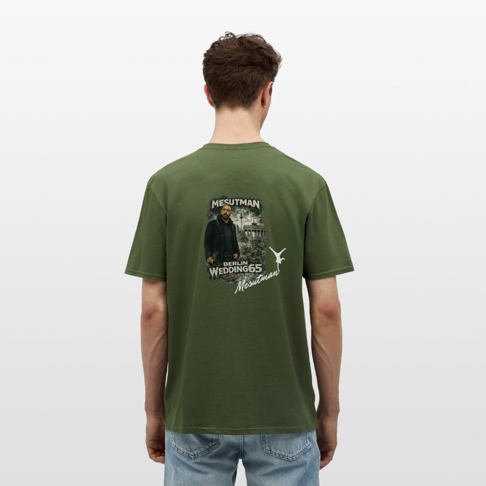 Mesutman65 Dritter Hinterhof Männer T-Shirt - Militärgrün
