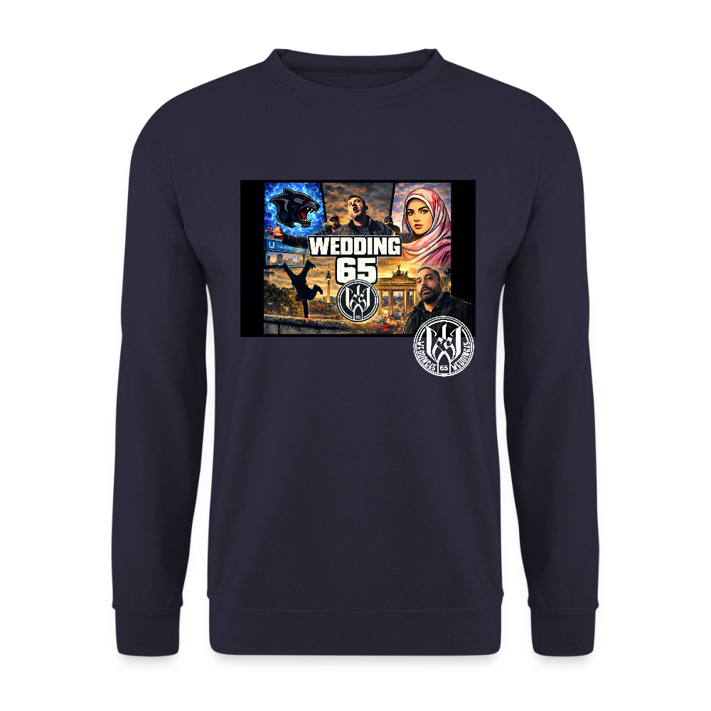 Wedding65 Unisex Pullover - Navy
