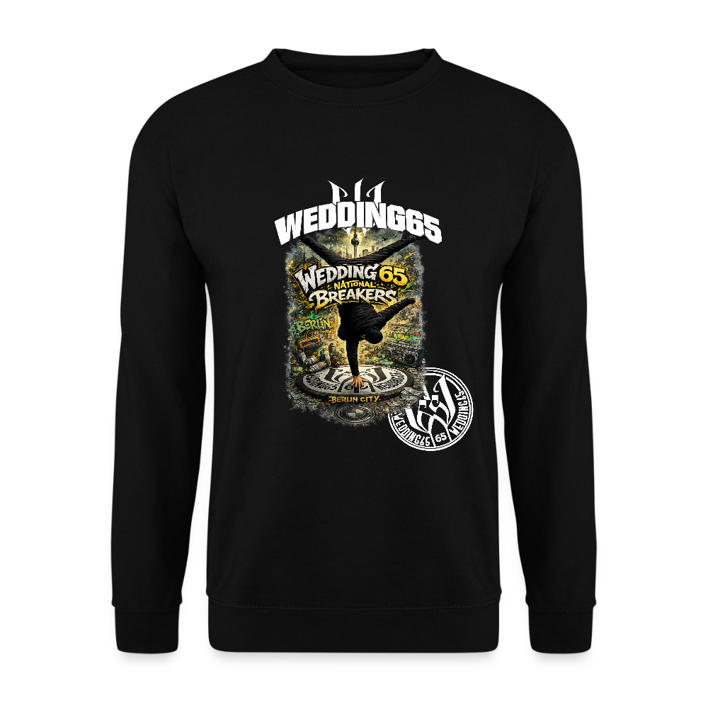 Berlin Wedding65 Breakers Männer Premium Sweatshirt - Schwarz