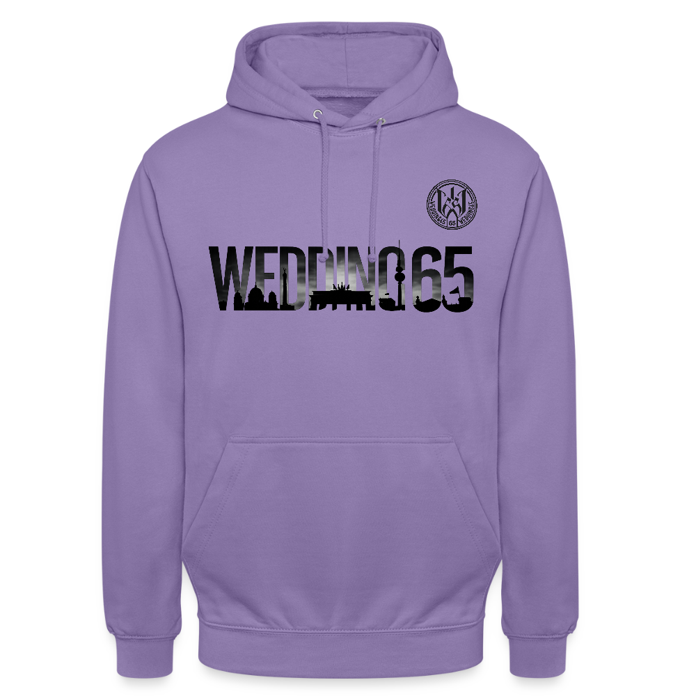 Wedding 65 Basic white Unisex Hoodie - Lavendel