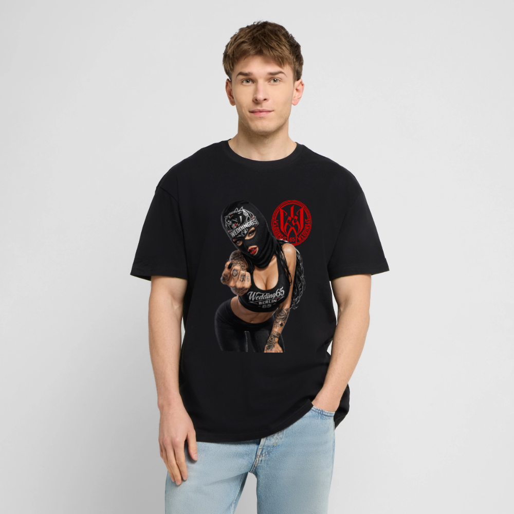 Red Hot Wedding65 Heavy Oversize T-Shirt - Schwarz