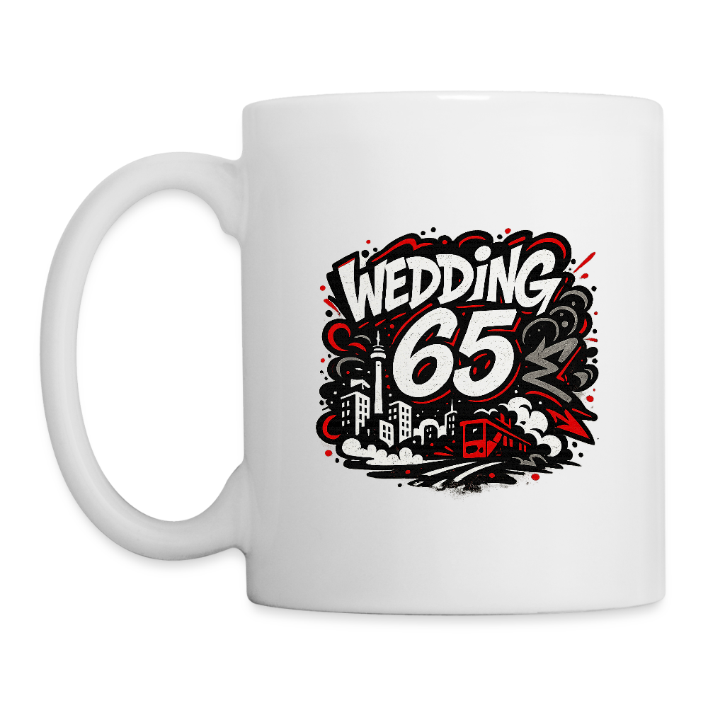 Wedding 65 Kaffee Tasse weiß - Weiß