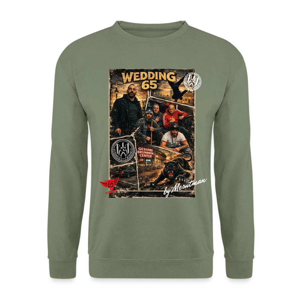 Kardes Wedding 65 Berlin Unisex Pullover - Armeegrün