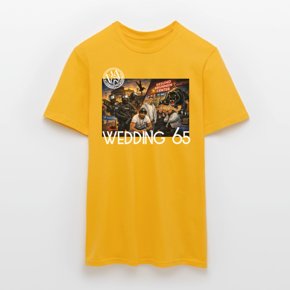 Gang Shirt Gesundbrunnen Wedding 65 Männer T-Shirt - Gelb
