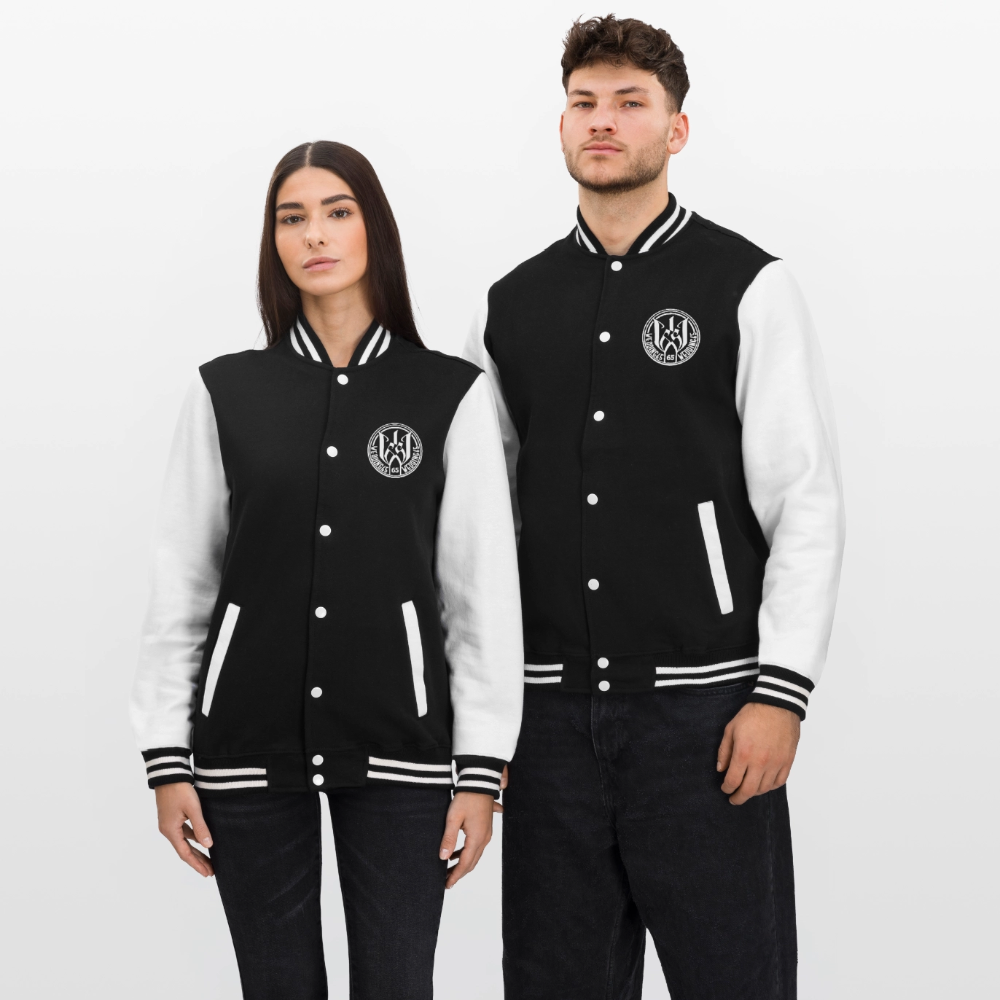 Wedding 65 Original College-Sweatjacke - Schwarz/Weiß