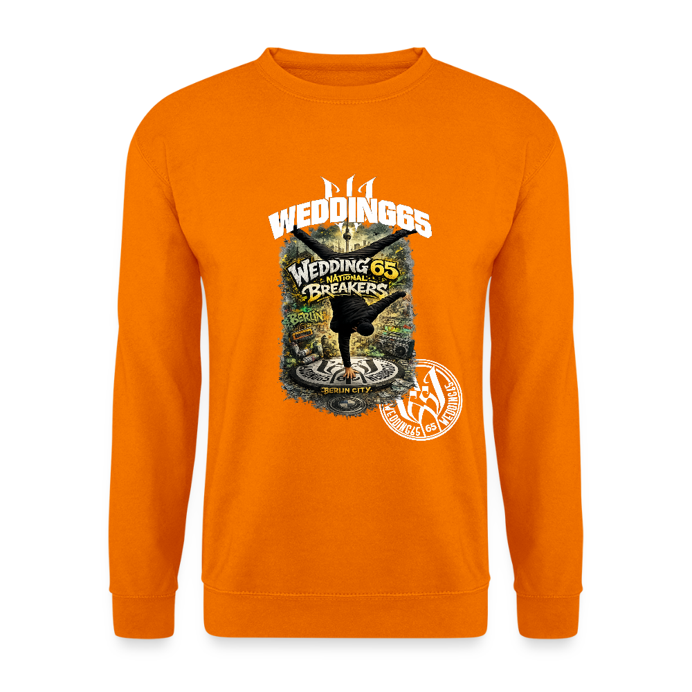 Berlin Wedding65 Breakers Männer Premium Sweatshirt - Orange
