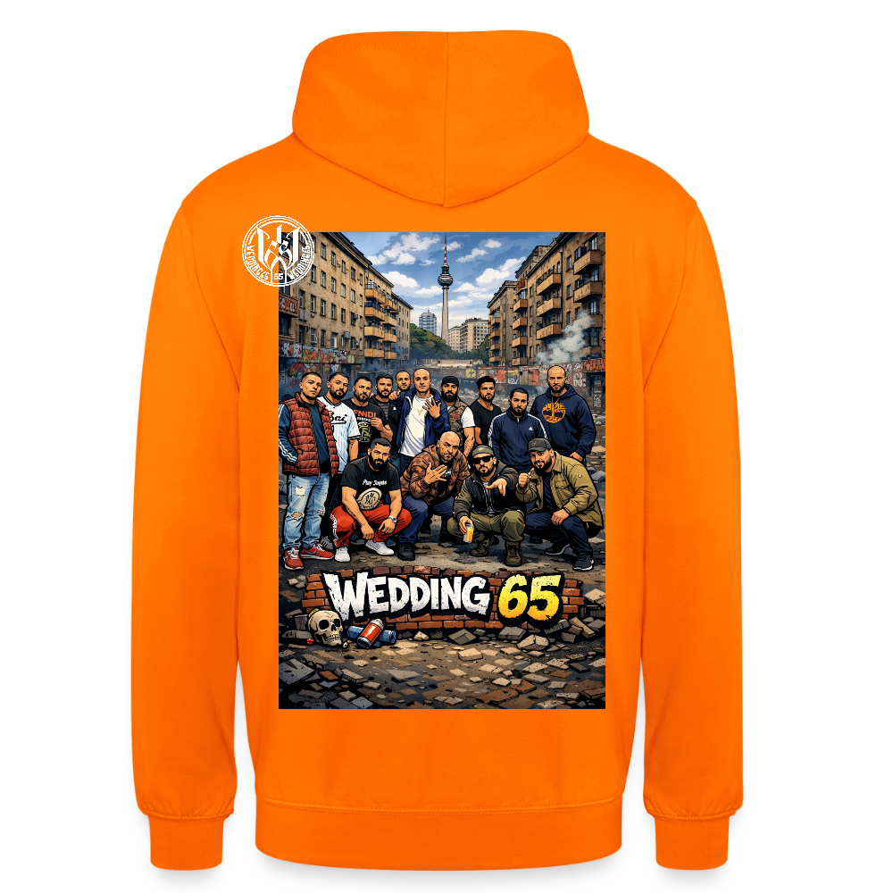 Group Wedding65 Ghetto Unisex Hoodie - Orange