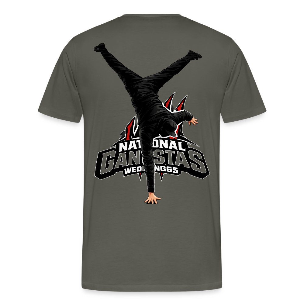 National Gangstas Panther Männer Premium T-Shirt - Asphalt