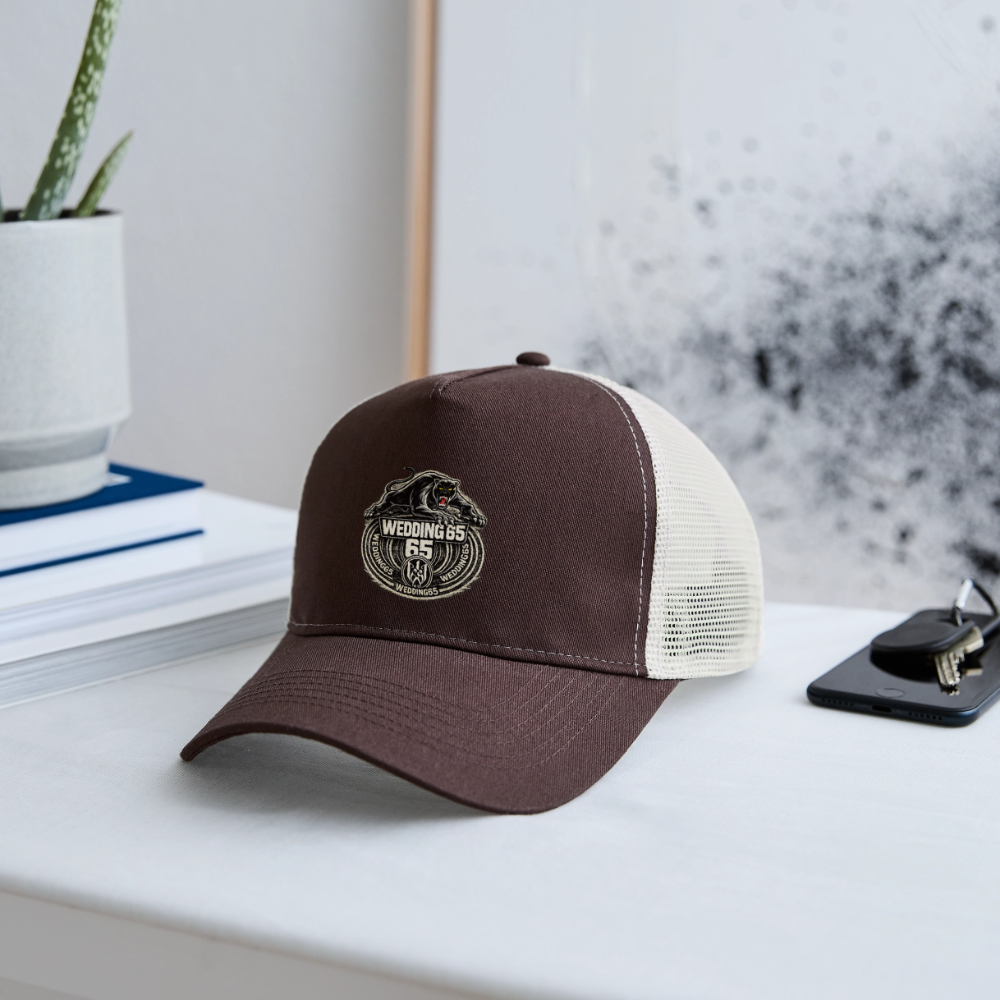 Wedding  65 Panther Berlin Trucker Cap - Braun/Beige